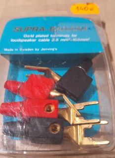  - Supra BANANA wtyki głośnikowe typu widełki , AUDIOPUNKT - autoryzowany dealer SUPRA w Warszawie tel. 22 825 30 90 , dogodne raty,